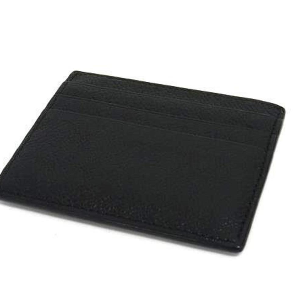 PRADA Prada Triangle Card Case, 2MC223, Black Leather, Men's, with Triangular... - Picture 4 of 4